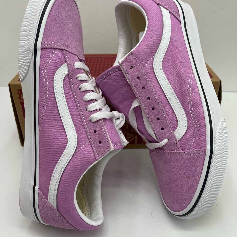 Vans Old Skool
Orchid/True White Sneakers Lavender 
VN0A3WKT3SQ - Picture 12 of 16